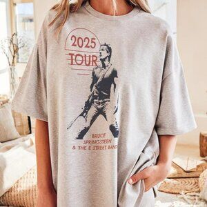 BruceSpringsteen T-shirt Tour 2025 Concert Tee Unisex Band Shirt E Street Band